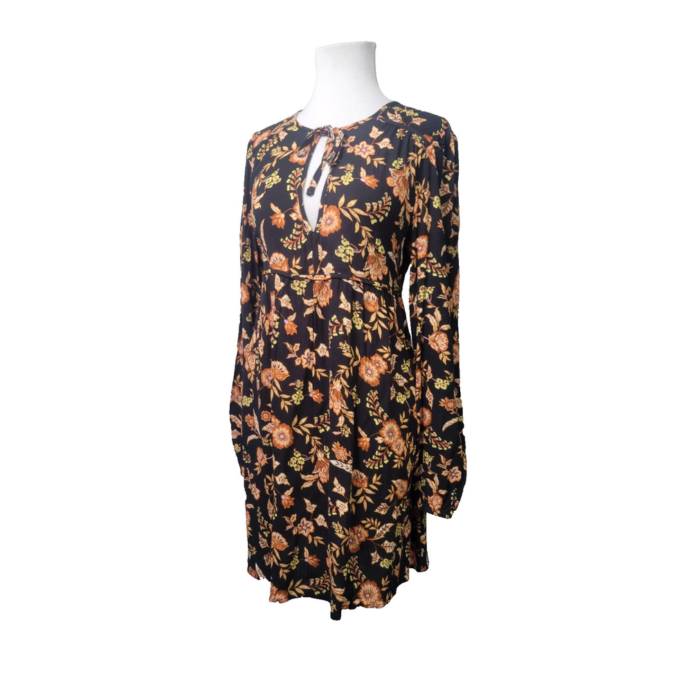 BILLABONG L/12 Hearts Desire Nordstrom Gauzy Crinkle Viscose DRESS NEW $65
